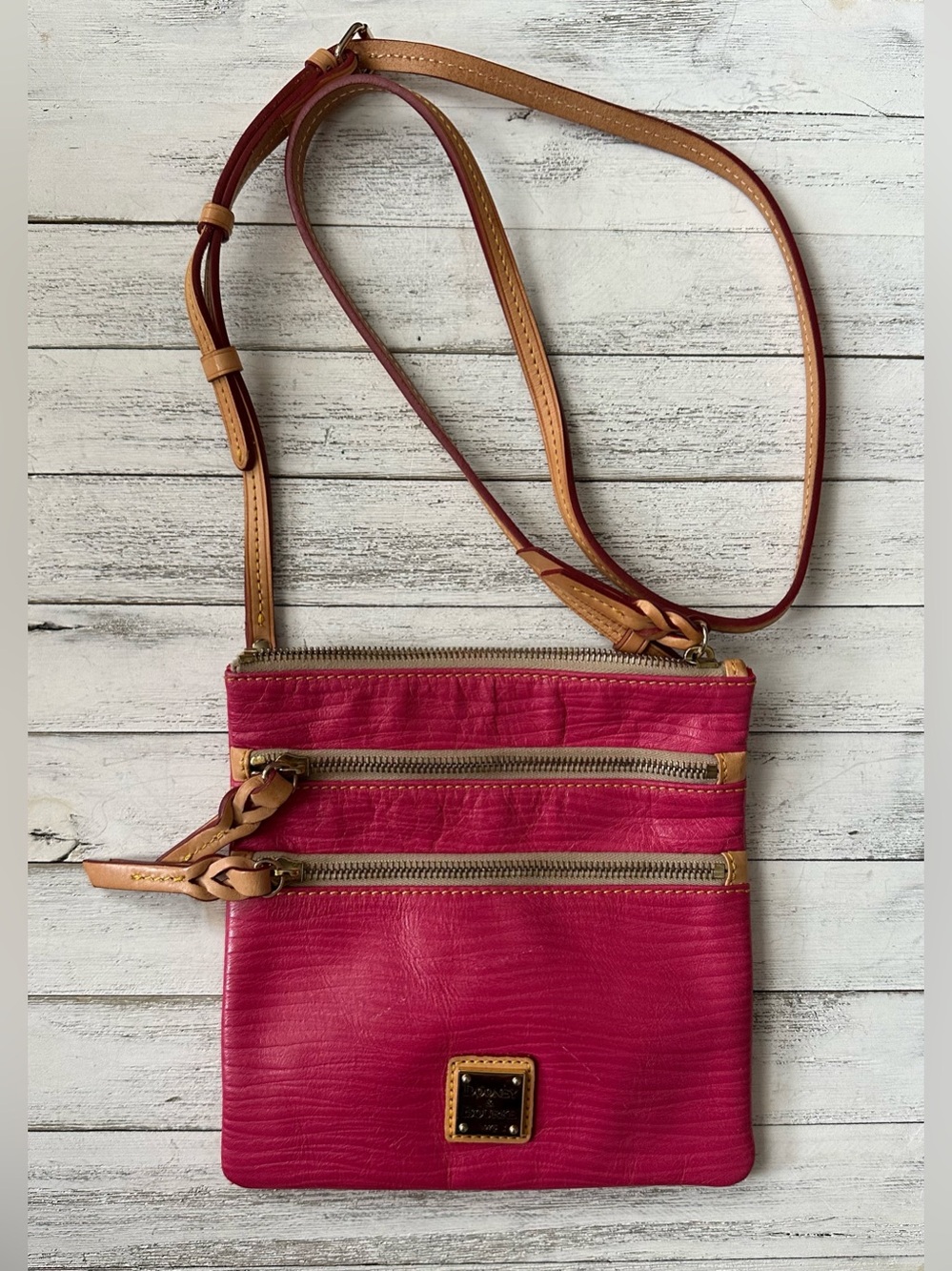 Dooney & Bourke Triple Zip Crossbody